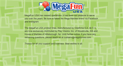 Desktop Screenshot of megafunusa.com